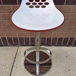 Swivel Chrome Backless Bar Stools