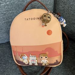 Loungefly $40 Star Wars Tatooine With Pins and Pop Characters backpack