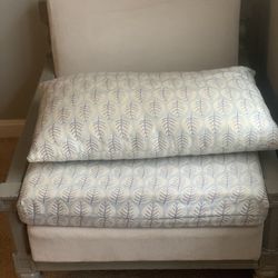 Two Wooden Nursery Chairs 