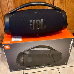 JBL Boombox 3 WiFi- Powerful Portable Bluetooth Speaker | 24 Hours Playtime, Waterproof, Deep Bass, Dolby Atmos