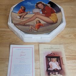 Marilyn Monroe Collector Plate Remembering Norma Jean Free Spirit 1995
