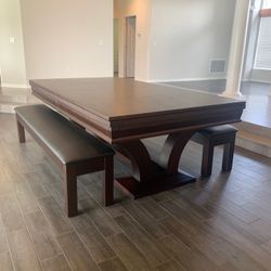 Elegant Dining / Pool Table Combo