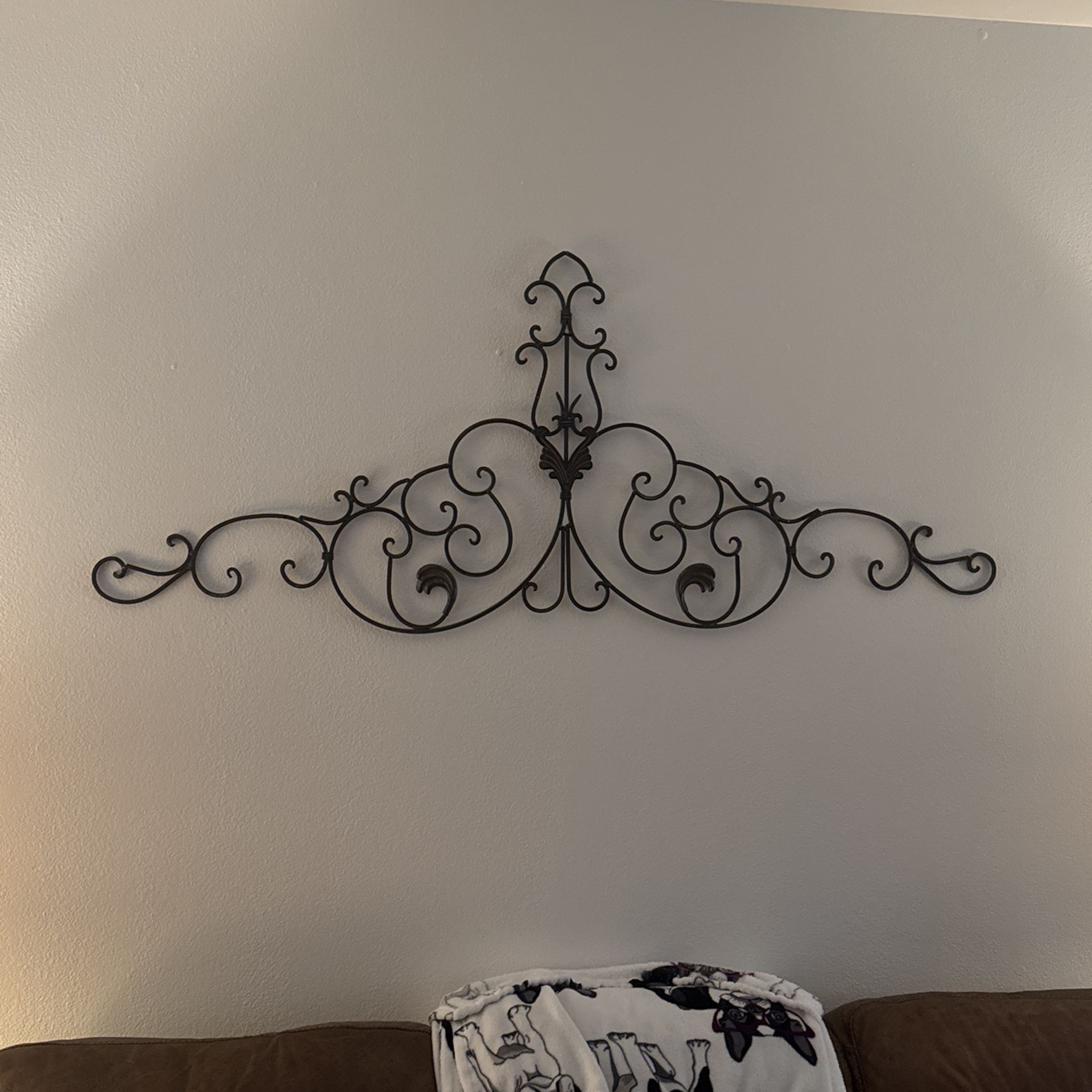 Metal Rod Iron Hanging Wall Decor