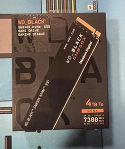 WD Sn850x Nvme Ssd 4TB Hard drive, New
