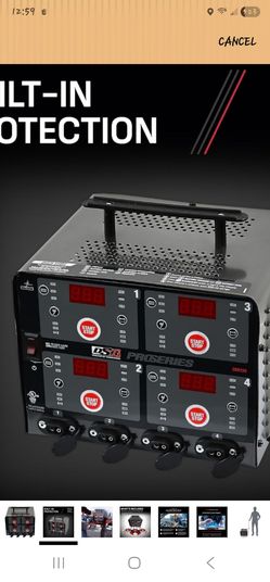 4 bank battery charger