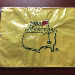2008 Authentic Masters Pin Flag
