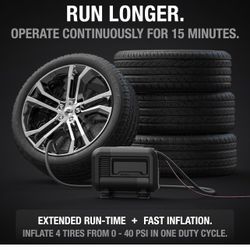 BRAND NEW IN FACTORY BOX NOCO AIR20 UltraFast 20A Tire Inflator, 12V Portable Air Compressor Pump, Rated at 100 PSI, Inflates Tires from 0-40 PSI in 2