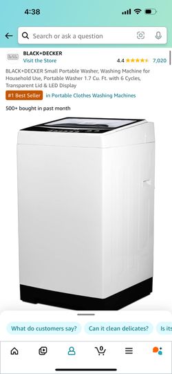 BLACK+DECKER Washer And Dryer