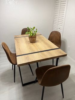 Dinning table and chairs