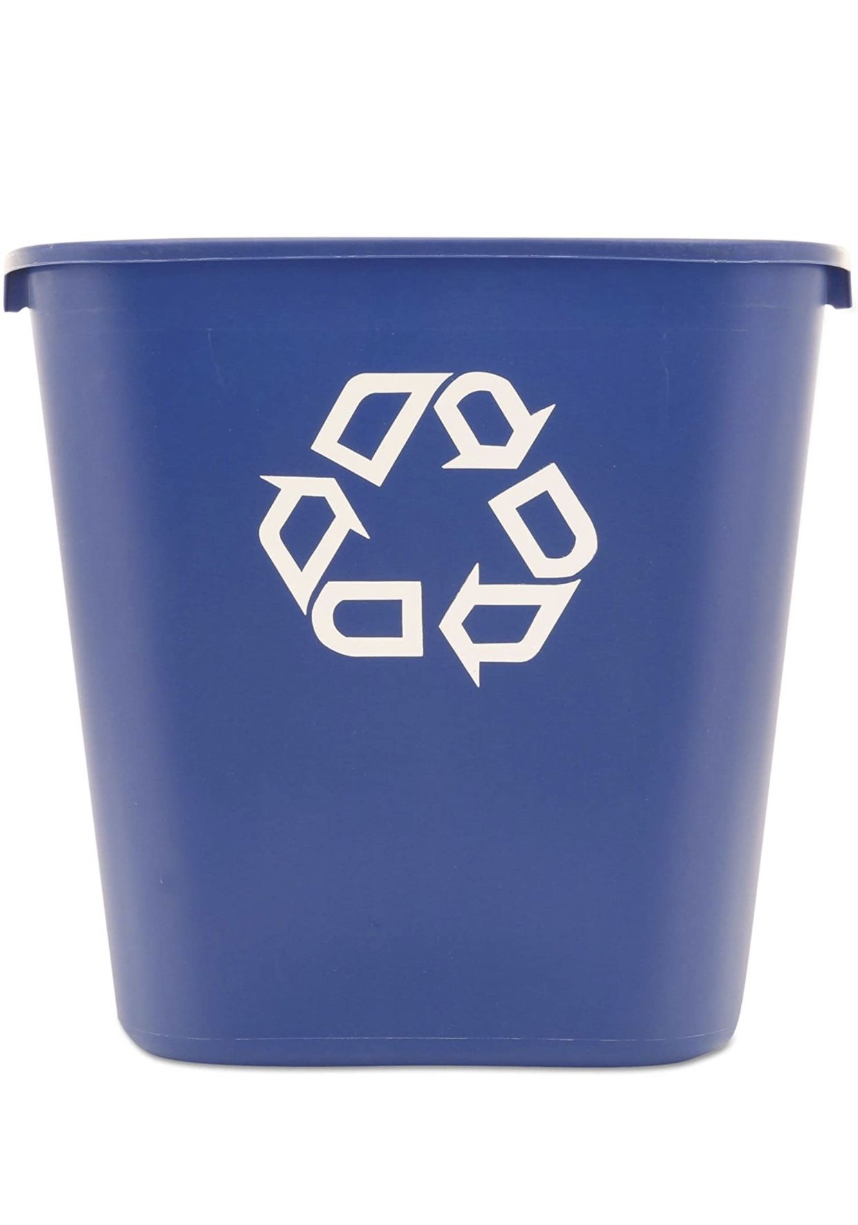 Deskside recycling container
