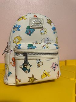 Boxlunch exclusive Loungefly Pokémon Gen 1 Starters All-Over Print (AOP) Mini Backpack exclusive