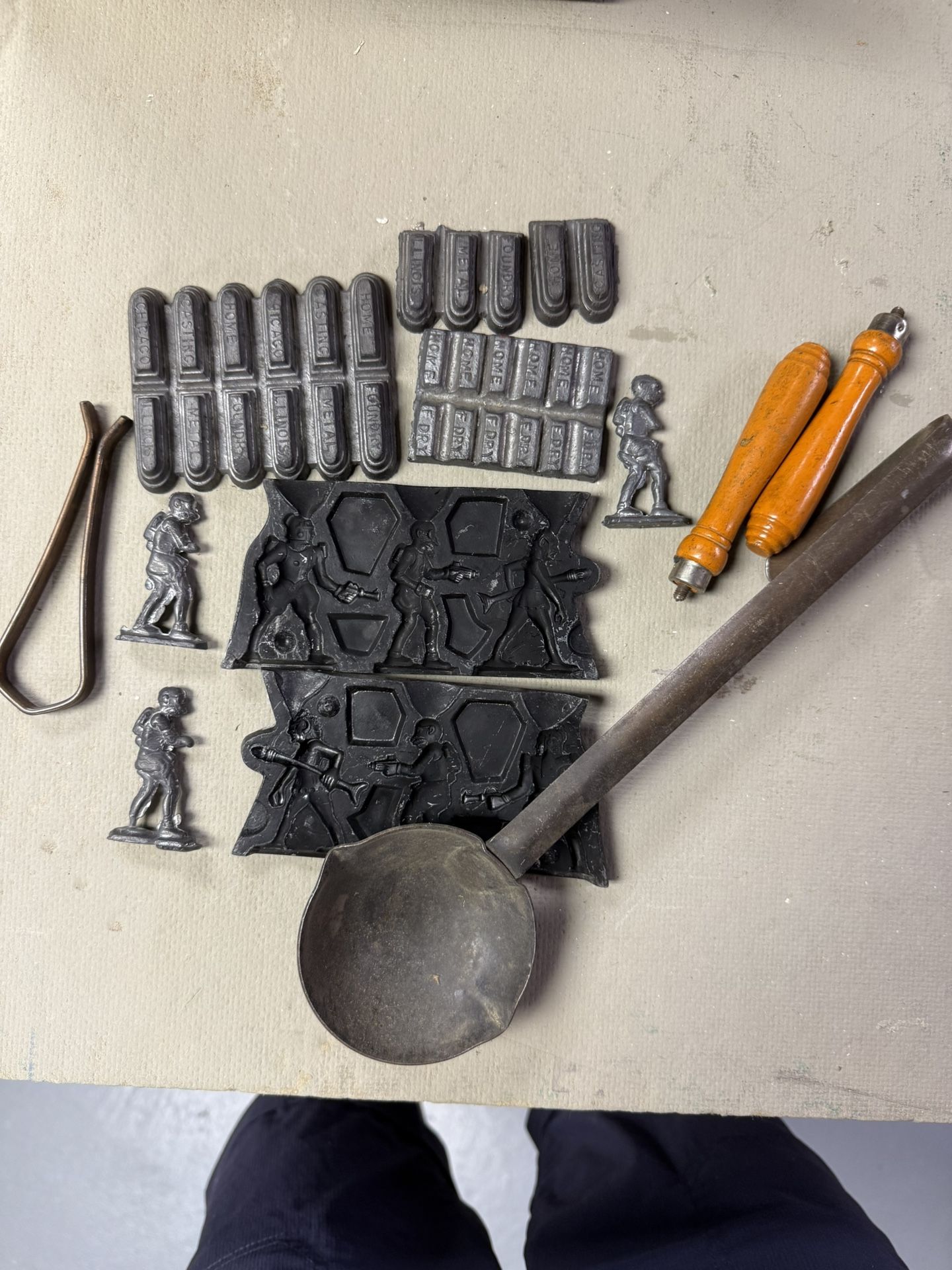 Vintage Toy Soldier Making Kit
