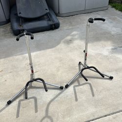 (2) Used Foldable Fret Rest Guitar Stands