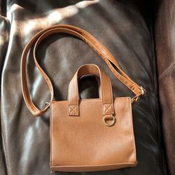 Wild Fable Tan Faux Leather Handbag