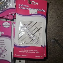 7 Home Repair Needles $1 Each