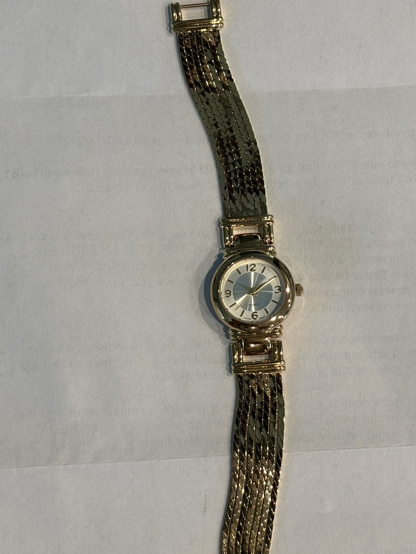 Avon, Gold, Plated, Metal Multi Stranded, Chain Band, Quartz, Ladies Watch
