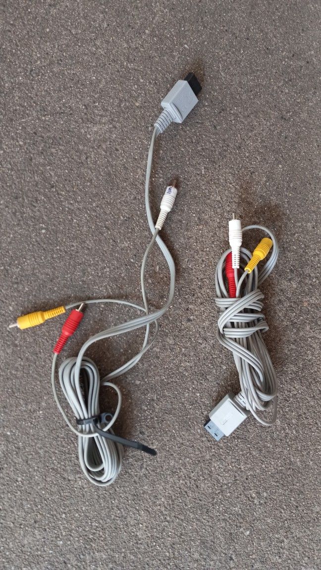 Wii AV CABLES $10 EACH