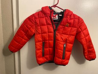 Toddler Reebok hooded puffer jacket