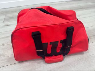 Wilson Red Duffel Sports Bag – Good Condition
