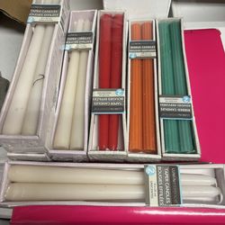 Taper candles