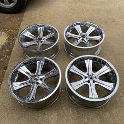 4 > 22×9.5 American Racing Wheels 6 LUG 6x4.5 (6x114.3) 