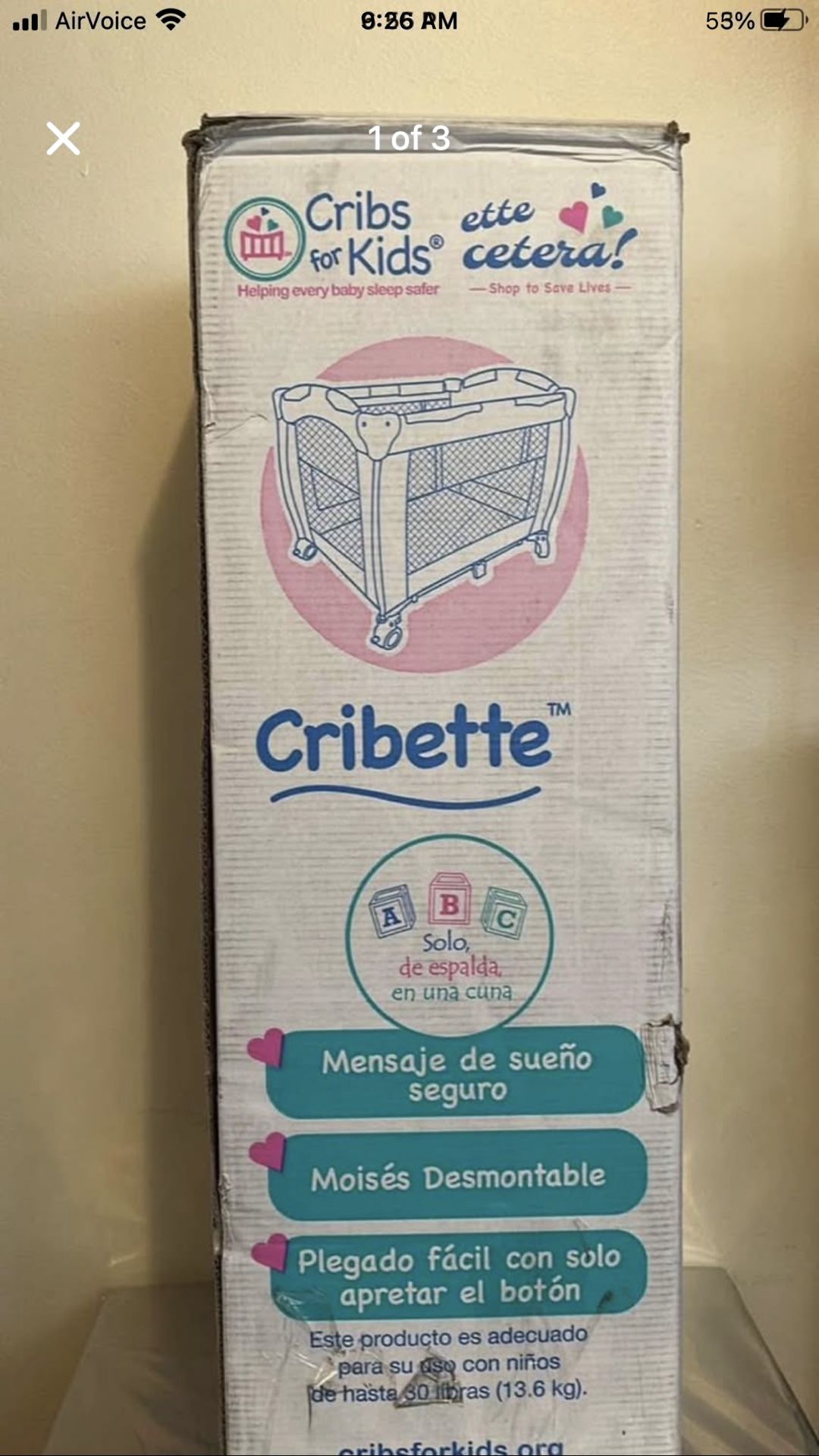 Cribette Baby crib