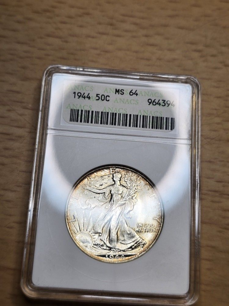 1944 Walking Liberty Half Dollar Soap Box