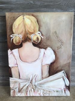 BEAUTIFUL CANVAS DECORATION EXCELLENT CONDITION