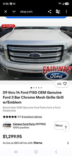 2009-2014 F-150 OEM Grill