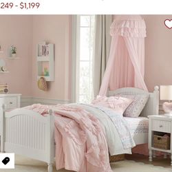 Two White Twin Bed frames 