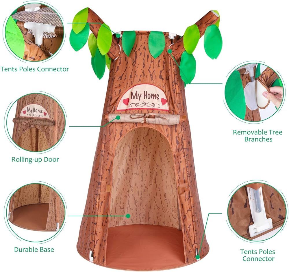 Kids Play Tent - Forest Tree House