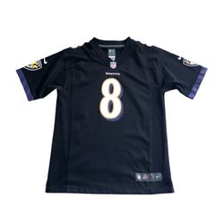 Kids Lamar Jackson Baltimore Ravens Black Nike Jersey youth L