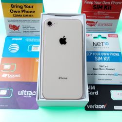 iPhone 8 Rose Gold 64GB Storage - Fully Unlocked - Like New 