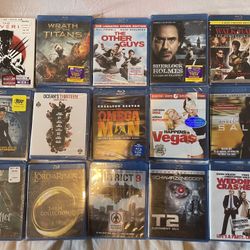 Blu Ray Movies 15 Titles Brand New Sealed