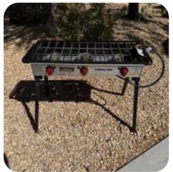 PATIO STOVE WITH 3 BURNERS 🔥