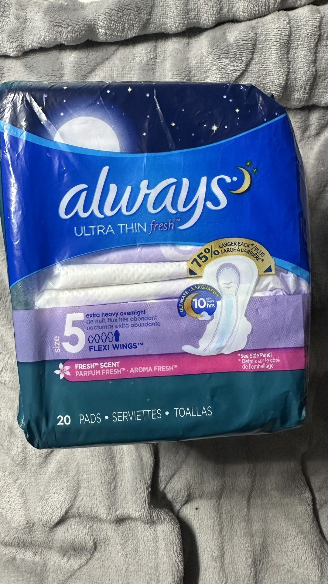 Always Ultra Thin Pads Fresh Size 5 Heavy 