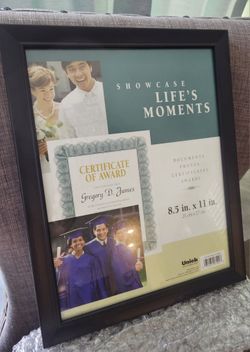 12 Black Cornell 8.5×11 Wood Frames