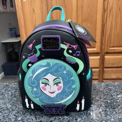 Haunted Mansion Madame Leota Crystal Ball Loungefly Mini Backpack Disney Parks.  Brand new with tags.  Smoke free home  