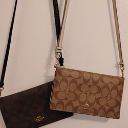 Coach Purses – Dark Brown & Light Brown – $40 Each – Sold Separately