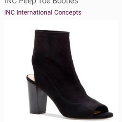Inc  Open Toe Boots