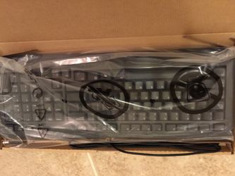 NEW Genuine Dell Slim Black Wired USB Keyboard Y526K KU-1018 SK-8185