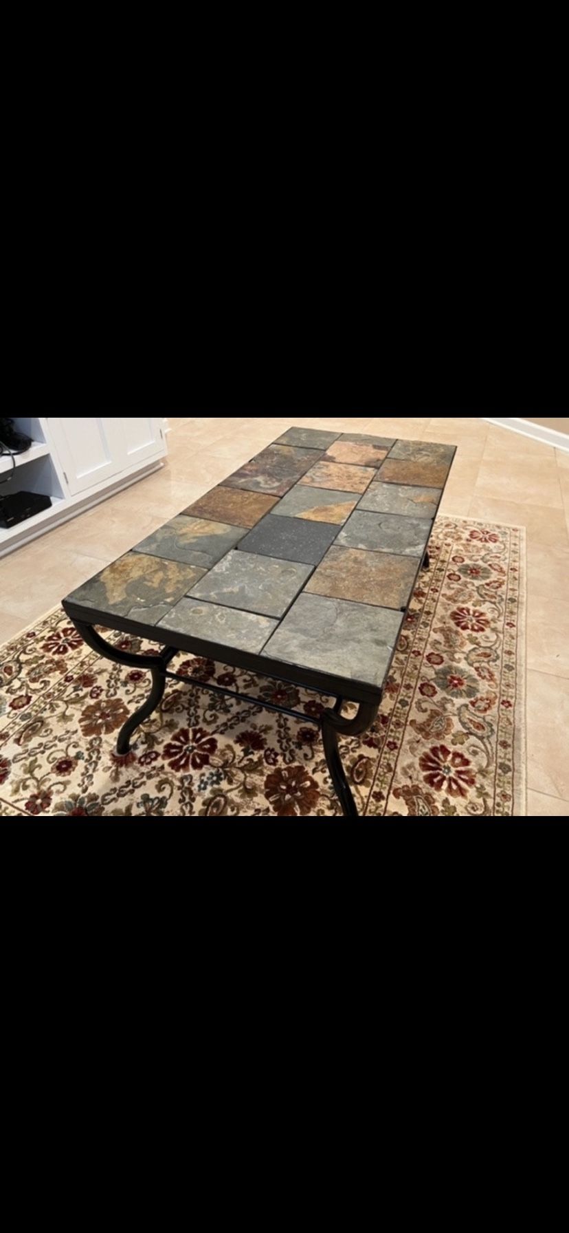 Slate Tile Coffee Table & End Table - Carlsbad