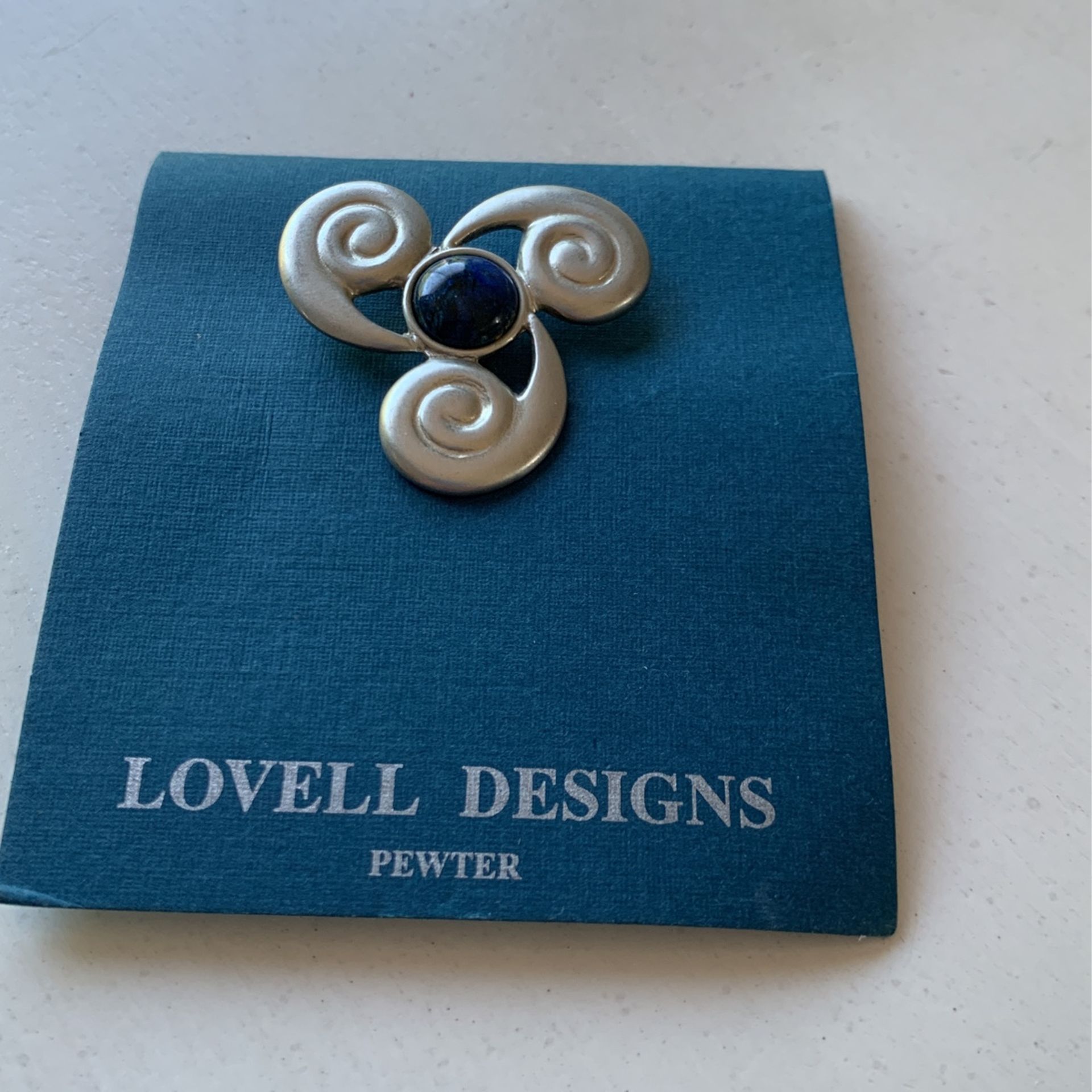 Pewter Pendant With Moonstone