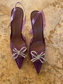 Amina muaddi Inspired (replica) Rosie Pvc 38
