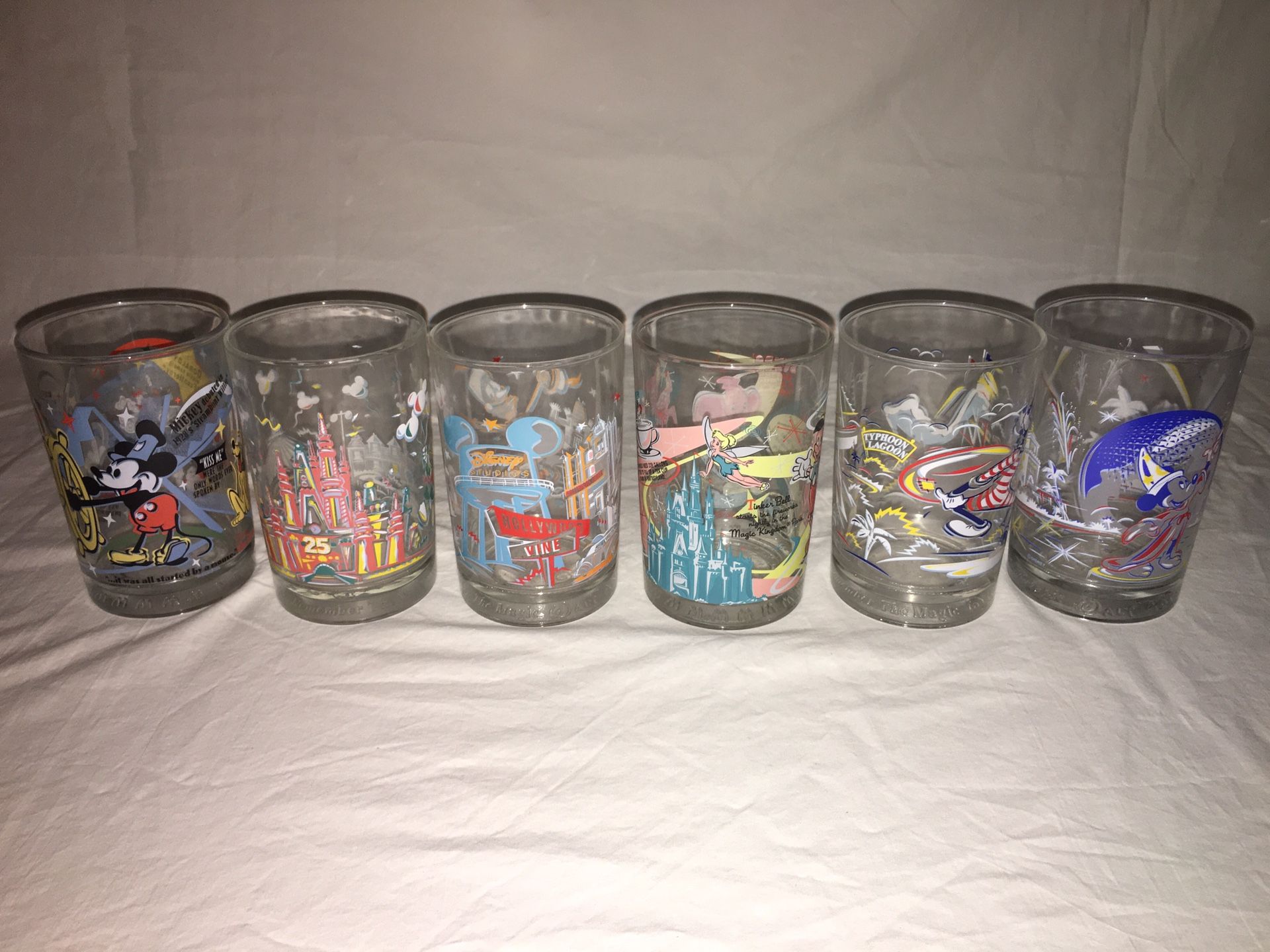 Mcdonalds Walt Disney World 100 Years of Magic Glass Hollywood