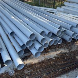 40 Pipas Grises 4”x20’ Para Electricidad Por 1000$