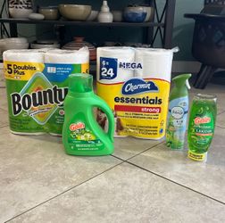 Gain, Febreze, Charmin, Bounty