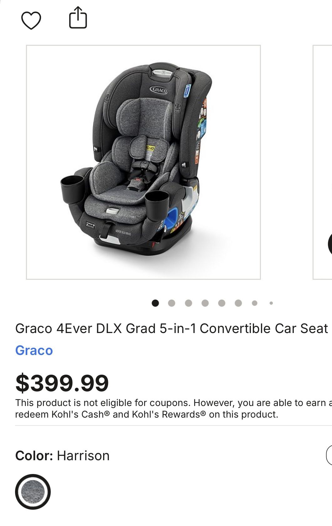 Graco 4ever DLX 5 In 1 Carseat 