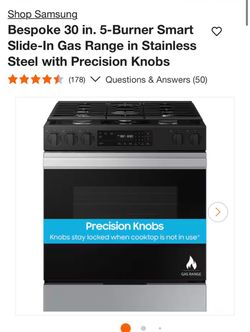 $800 - Brand New Samsung Gas Range