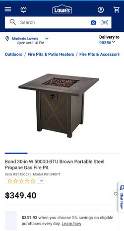 Bond Belden Propane Fire Pit!